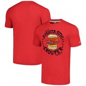 Tampa Bay Buccaneers Unisex Red NFL x Guy Fieri's Flavortown Tri-Blend T-Shirt